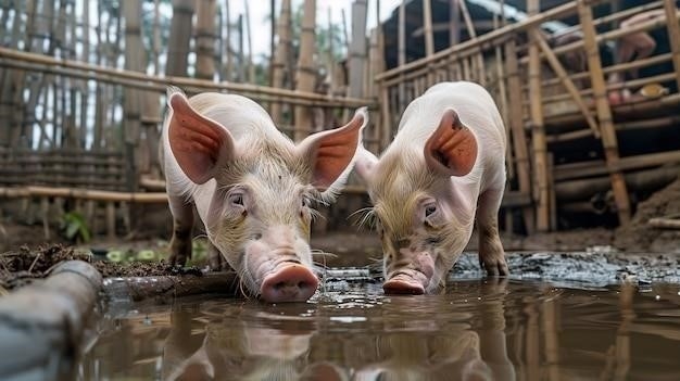 Охлаждение, защита от паразитов и другие причины, почему свиньи валяются в грязи